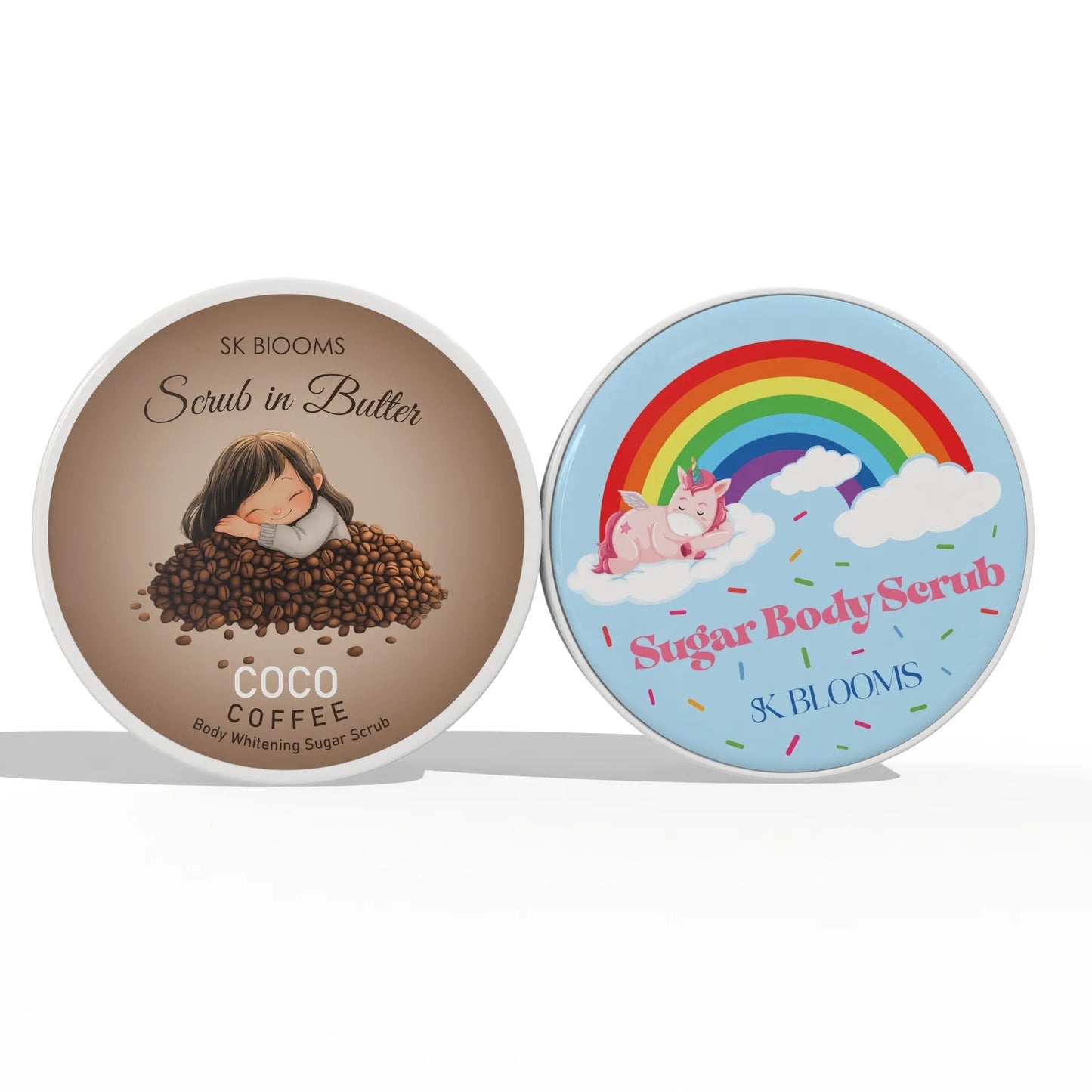 SK Blooms Coco Coffee Scrub in Butter
