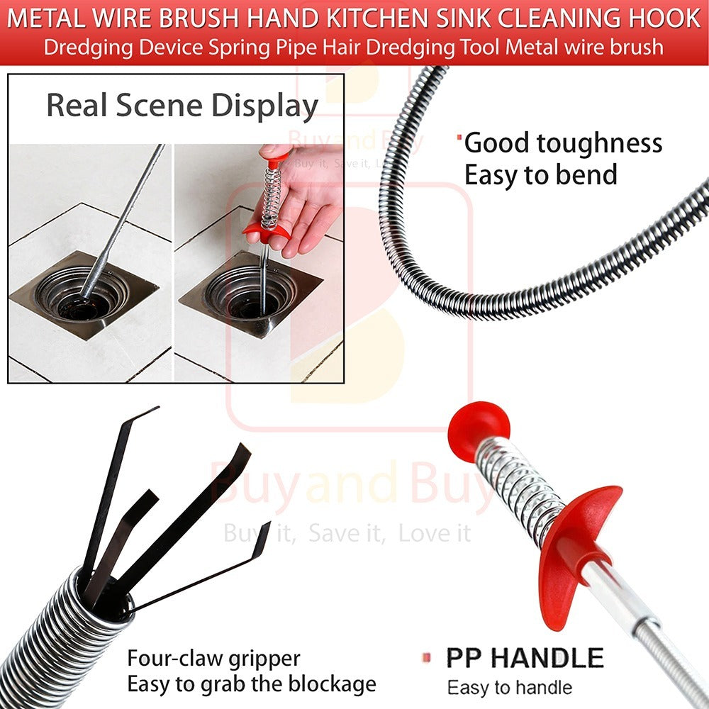 Metal Flexible Wire Drain Cleaner
