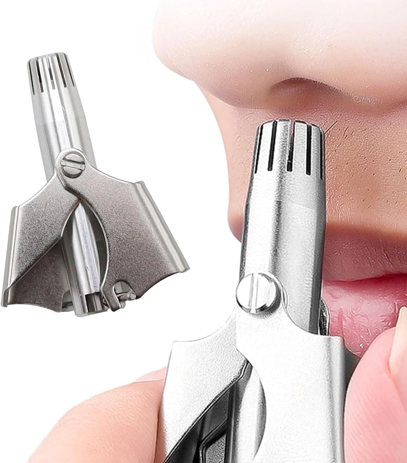 Stainless Steel Manual Nose Trimmer