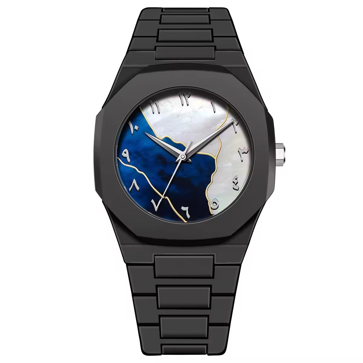 Black Aura Arabic Dial Watch for Men