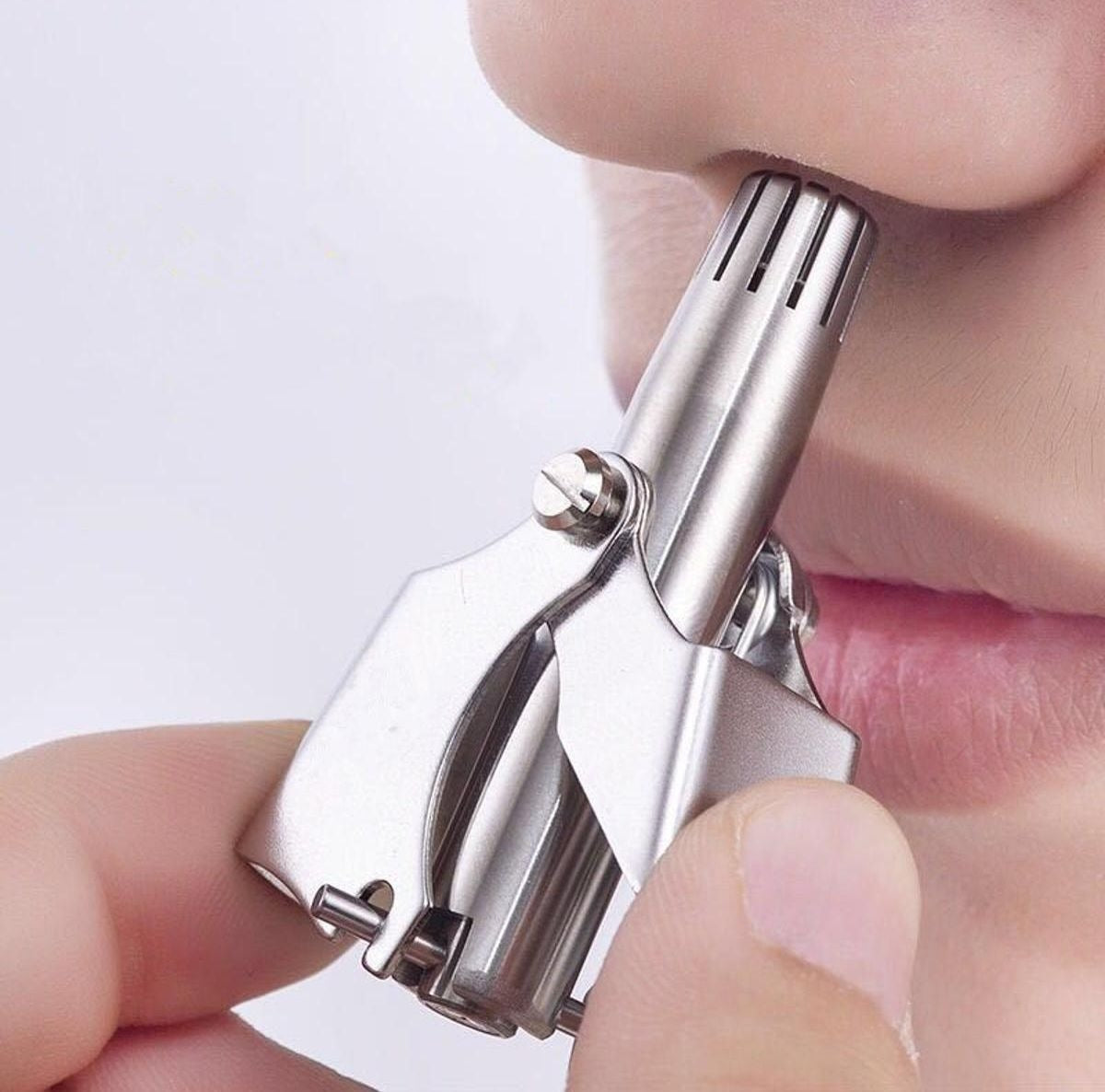 Stainless Steel Manual Nose Trimmer