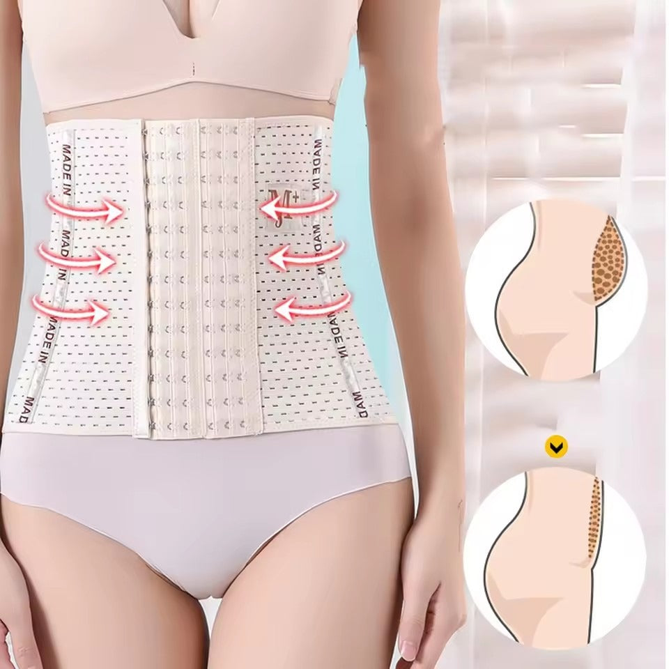 M+ Belly Belt 6 Hooks Tummy Shaper
