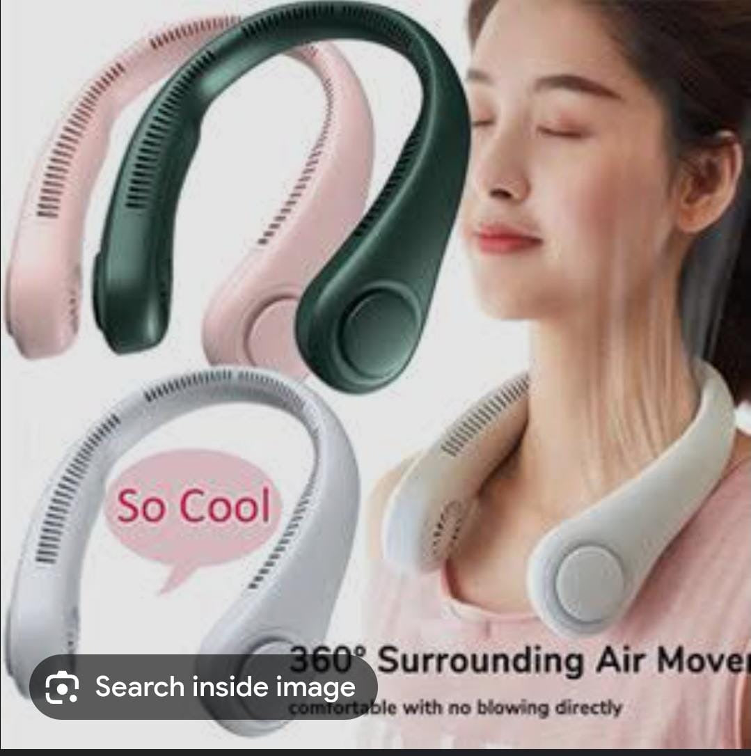 Rechargeable Neck Fan