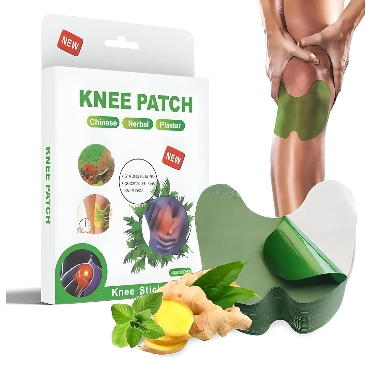 10 pcs Knee Pain Patches
