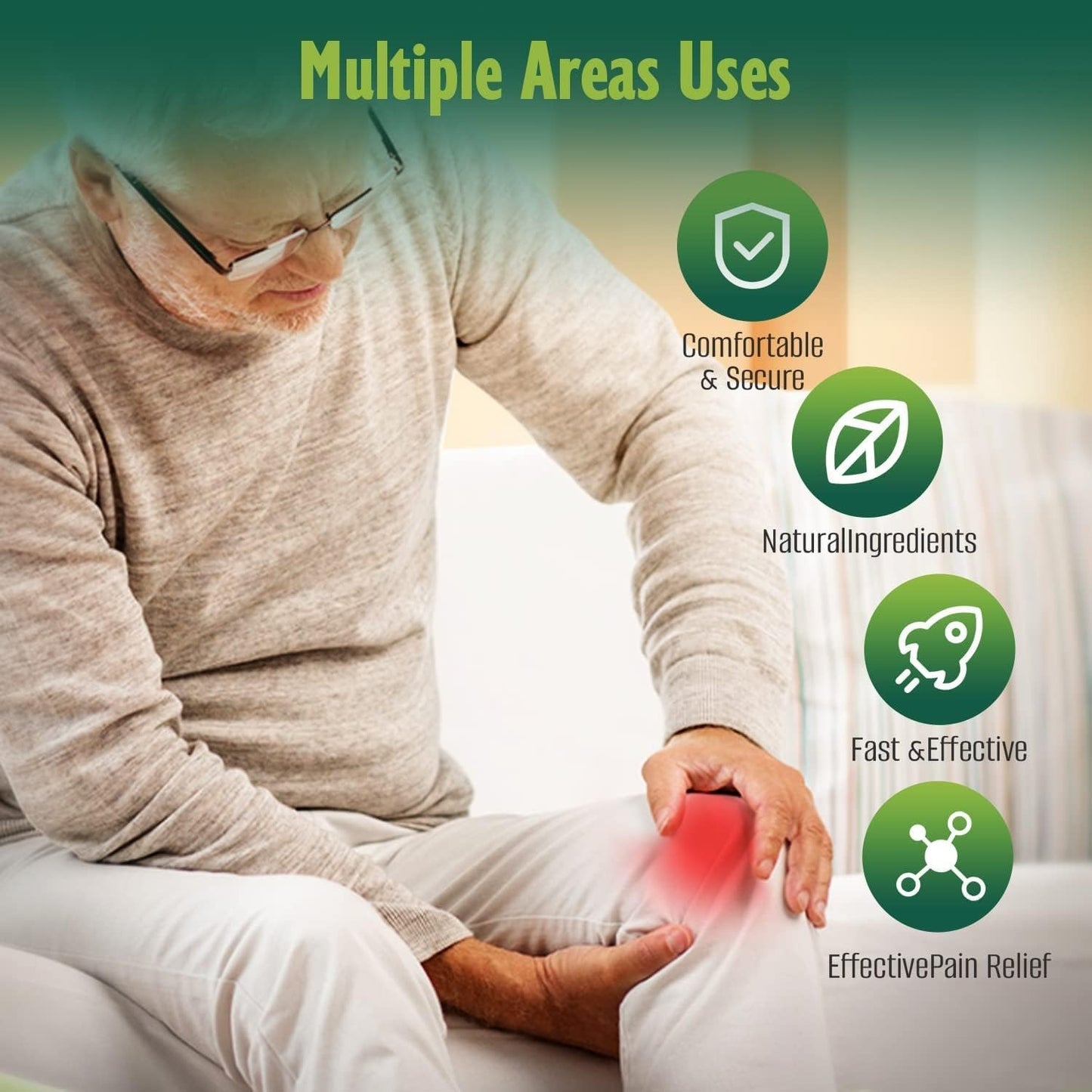 10 pcs Knee Pain Patches